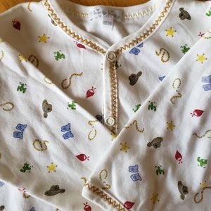 Kissy Kissy cowboy onesie 18-24